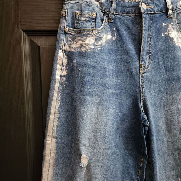 Gabby Isabella Sz. 12 Crop Flare Jean - Picture 7 of 15